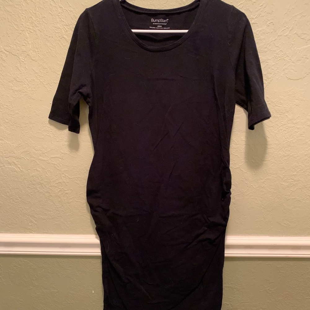 Black maternity dress